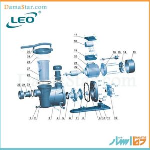 پمپ تصفیه آبLEO XKP 1104