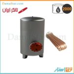 منبع کویلدار عمودی 2000 لیتری تانکر ایران