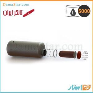 منبع کویلدار افقی 5000 لیتری