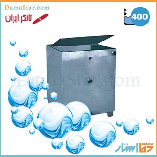 خرید منبع انبساط پشت بام 400 لیتری با جنس ورق گالوانیزه و بهترین قیمت از فروشگاه دما استار نمایندگی فروش تاسیسات موتورخانه