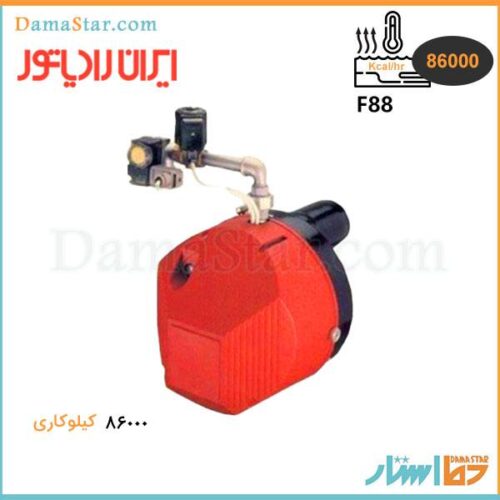 قیمت مشعل گازی ایران رادیاتور مدل F88