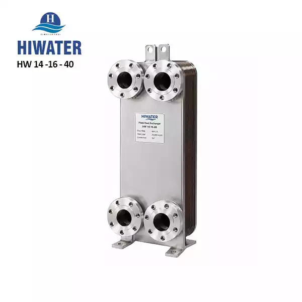 قیمت مبدل صفحه ای هایواتر آب به آب مدل HW 14-16-40