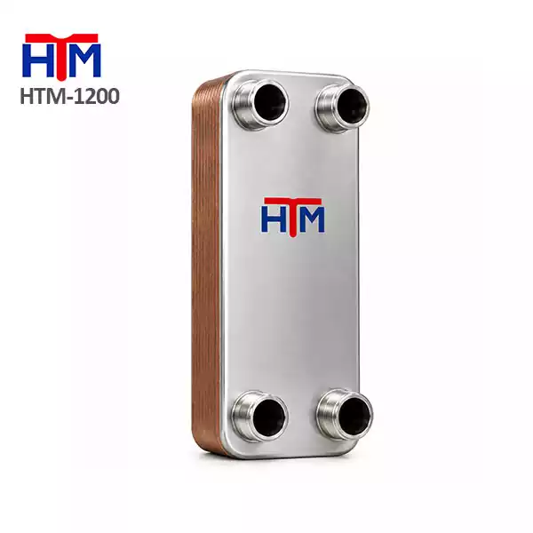قیمت مبدل حرارتی صفحه ای 12000 لیتری HTM آب به آب HTM-1200